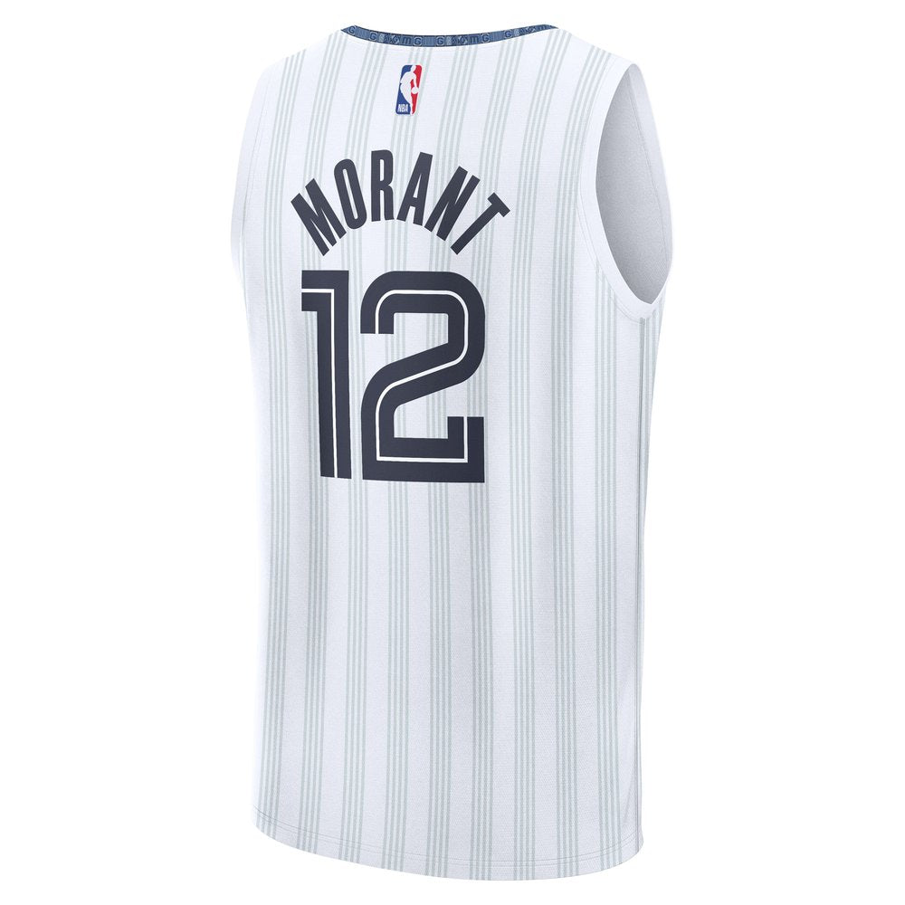 Maillot Ja Morant Memphis Grizzlies Fast Break City Edition - White