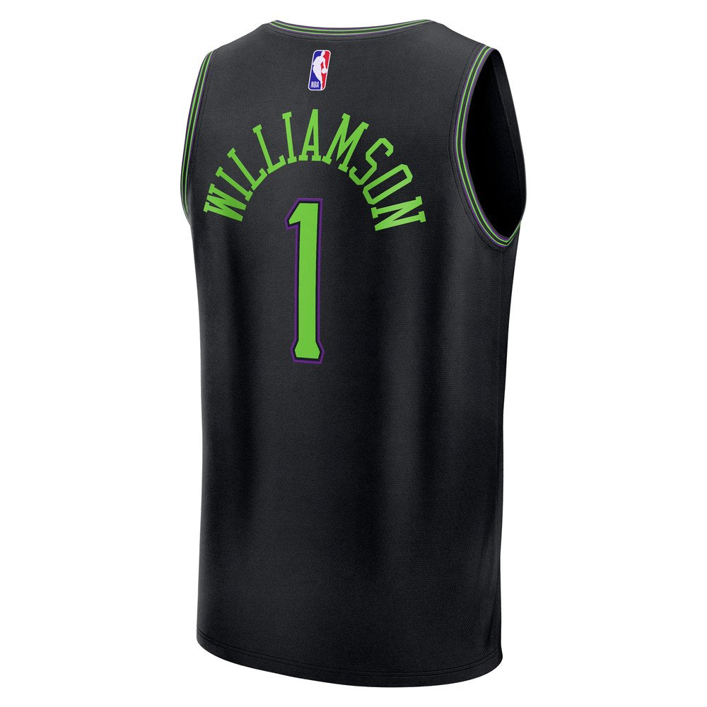 Maillot Zion Williamson New Orleans Pelicans Fast Break City Edition - Black