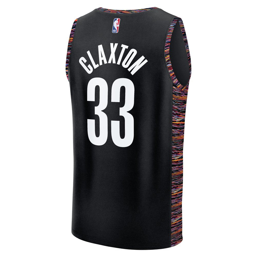 Maillot Nic Claxton Brooklyn Nets Fast Break City Edition - Black