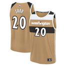 Maillot Alex Sarr Washington Wizards Fast Break City Edition - Gold
