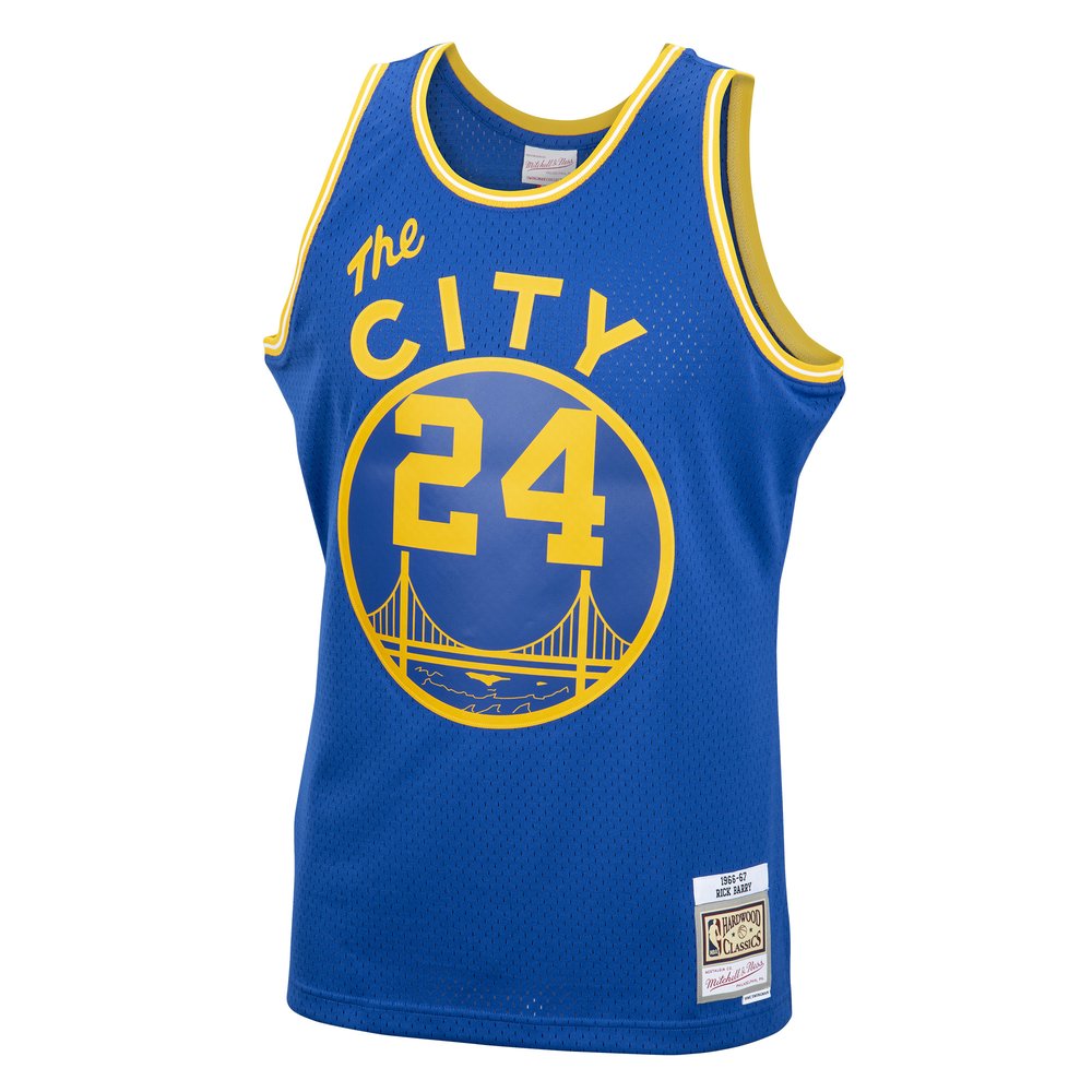 Maillot Rick Barry Golden State Warriors Swingman Hardwood Classics - Royal