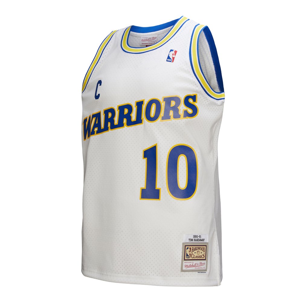 Maillot Tim Hardaway Golden State Warriors Swingman Hardwood Classics - White