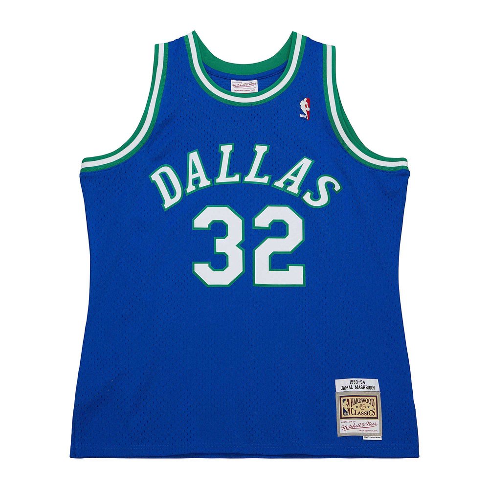 Maillot Jamal Mashburn Dallas Mavericks Swingman Hardwood Classics - Blue
