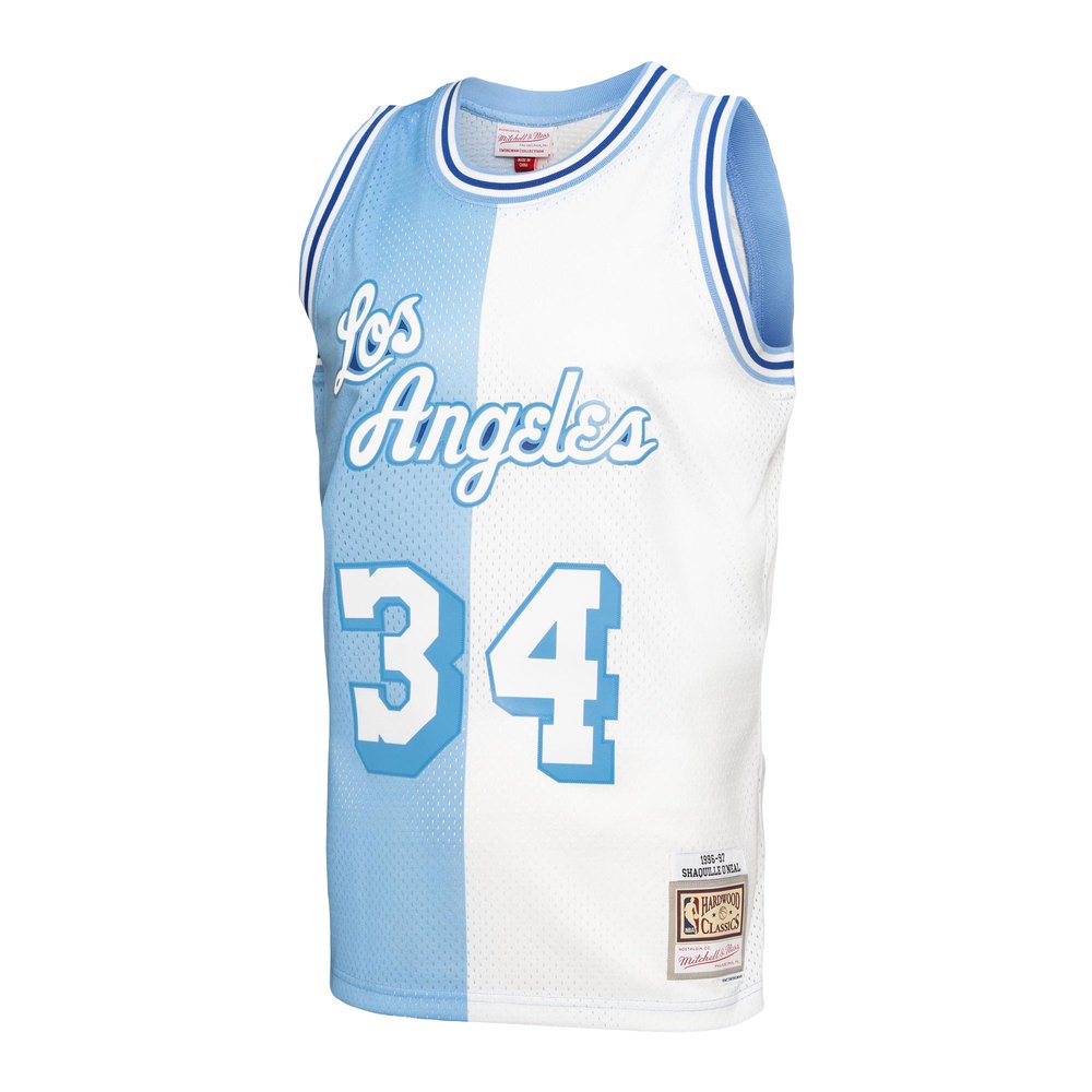 Maillot Shaquille O'Neal Los Angeles Lakers Swingman Hardwood Classics - Powder Blue/White