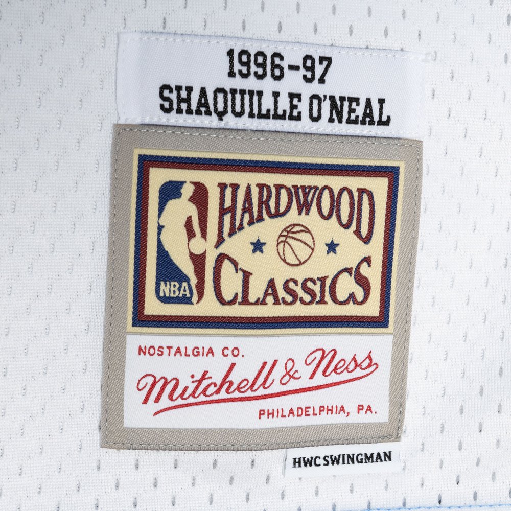 Maillot Shaquille O'Neal Los Angeles Lakers Swingman Hardwood Classics - Powder Blue/White