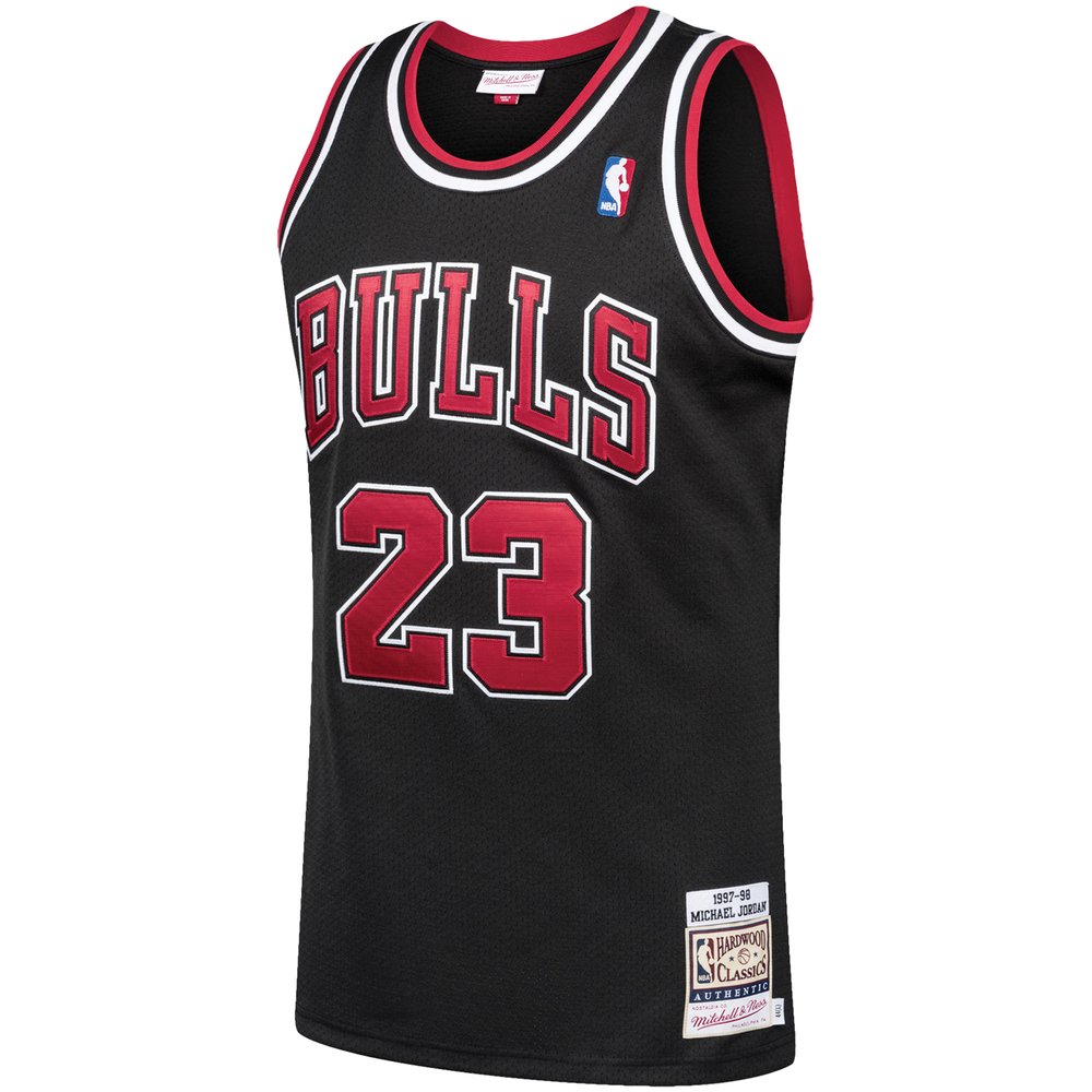 Maillot Michael Jordan Chicago Bulls Authentic Hardwood Classics - Black