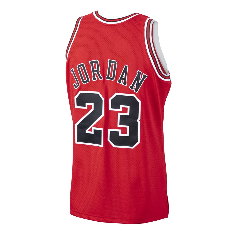 Maillot Michael Jordan Chicago Bulls Authentic Hardwood Classics - Scarlet