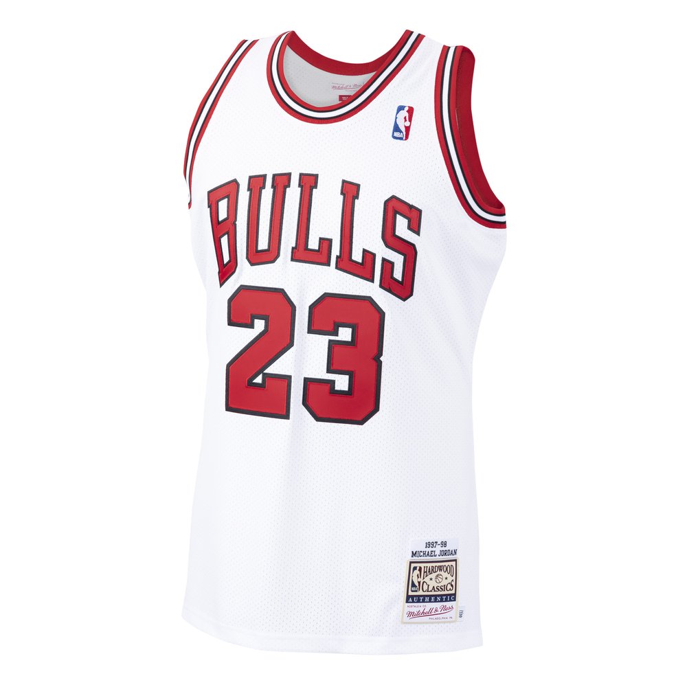 Maillot Michael Jordan Chicago Bulls Authentic Hardwood Classics - White