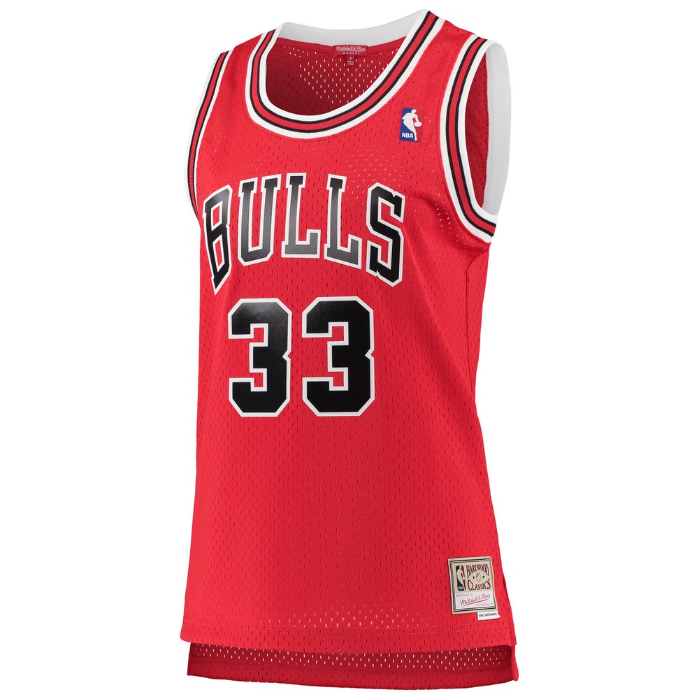 Maillot Scottie Pippen Chicago Bulls Swingman Hardwood Classics Femme - Red