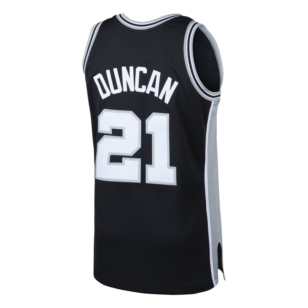 Maillot Tim Duncan San Antonio Spurs Swingman Hardwood Classics - Black