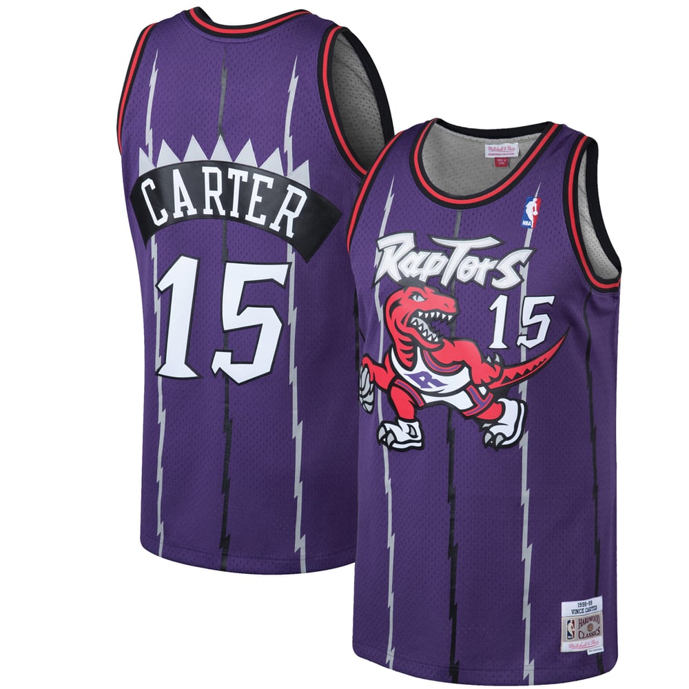 Maillot Vince Carter Toronto Raptors Swingman Hardwood Classics - Purple