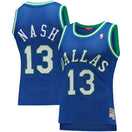 Maillot Steve Nash Dallas Mavericks Swingman Hardwood Classics Femme - Blue