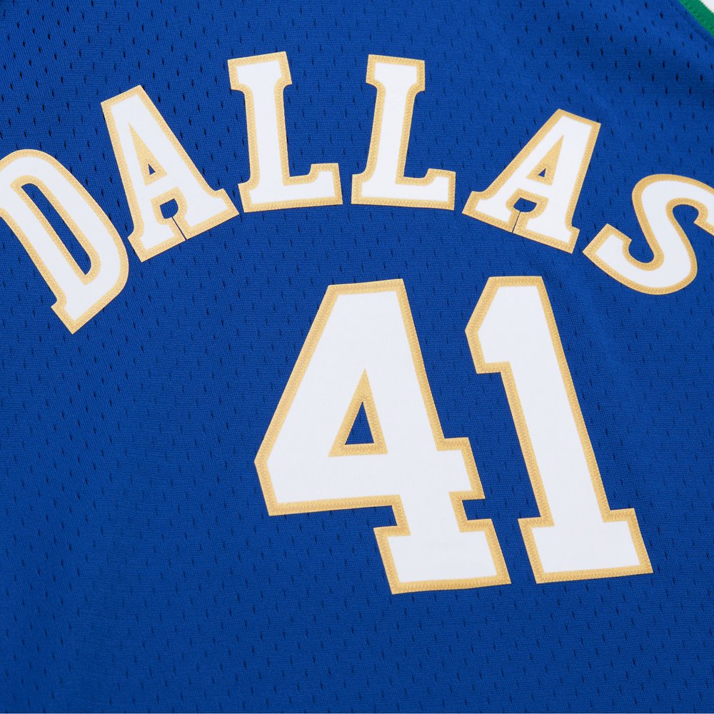 Maillot Dirk Nowitzki Dallas Mavericks Swingman - Royal