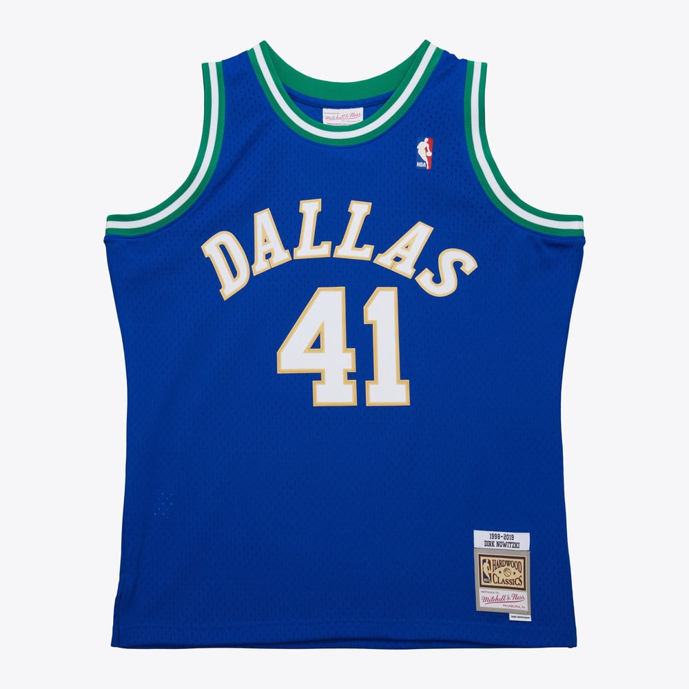 Maillot Dirk Nowitzki Dallas Mavericks Swingman - Royal
