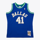 Maillot Dirk Nowitzki Dallas Mavericks Swingman - Royal