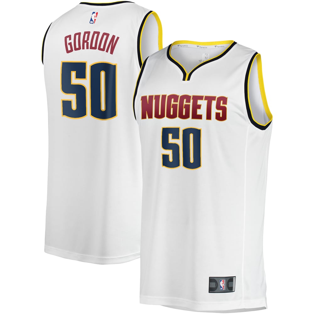 Maillot Aaron Gordon Denver Nuggets Fast Break Association Edition - White