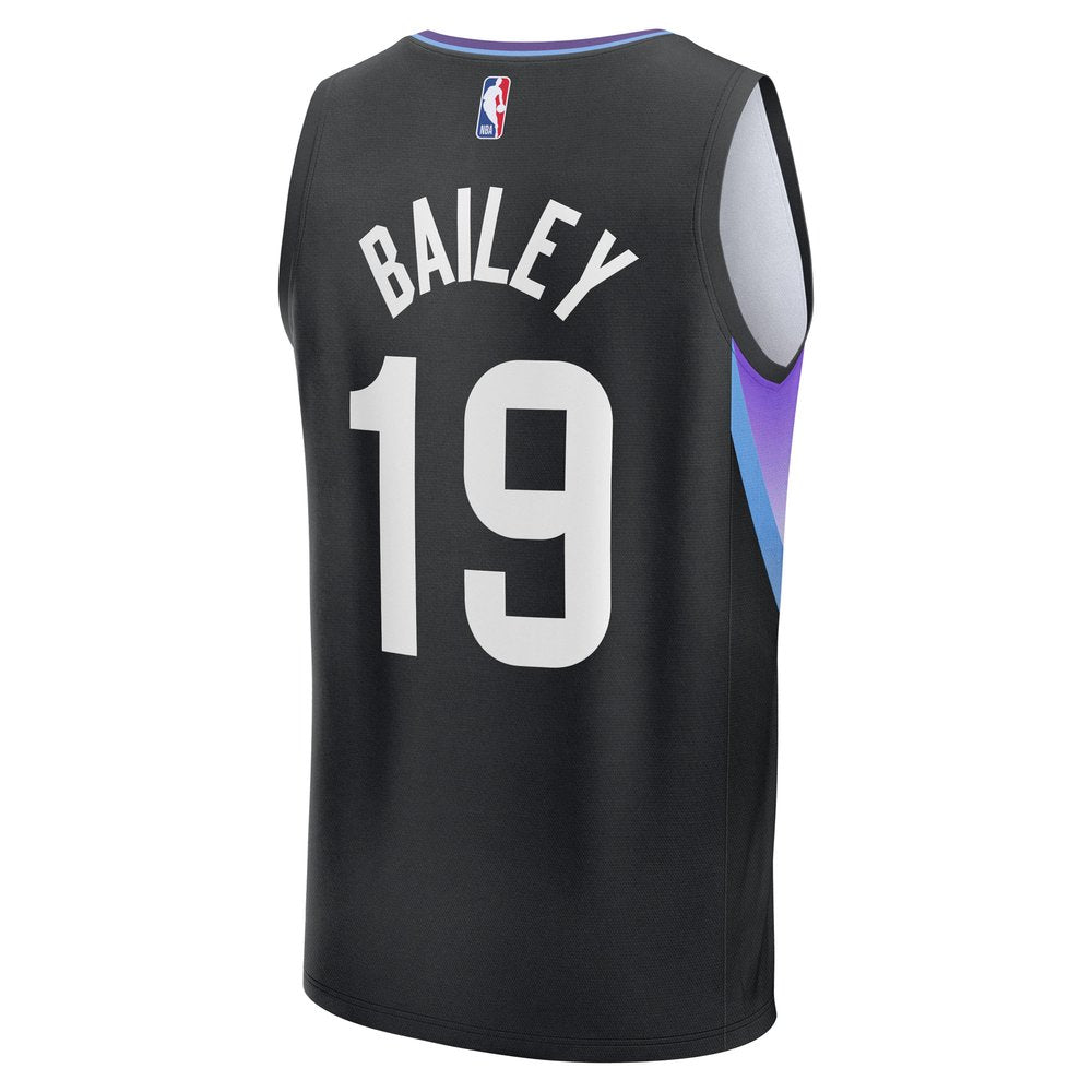 Maillot Ace Bailey Utah Jazz Fast Break Statement Edition - Black