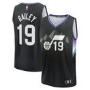 Maillot Ace Bailey Utah Jazz Fast Break Statement Edition - Black