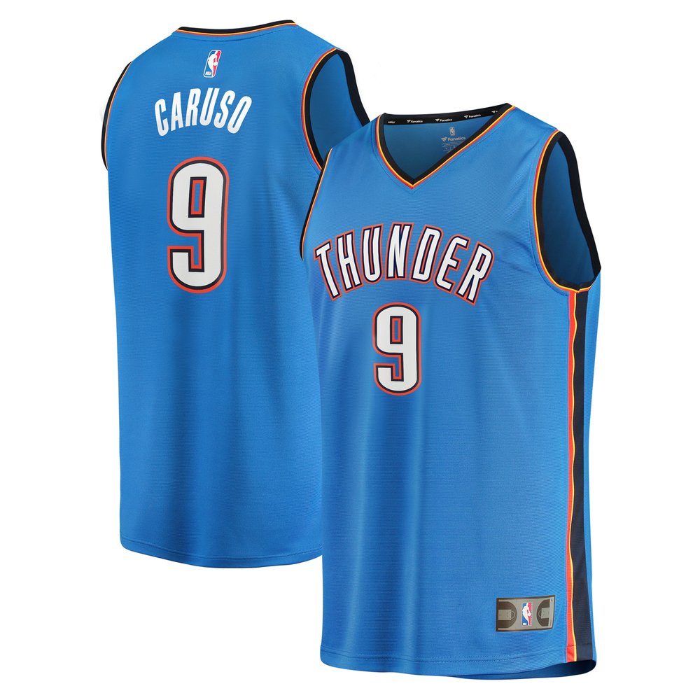 Maillot Alex Caruso Oklahoma City Thunder Fast Break Icon Edition - Blue