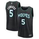 Maillot Anthony Edwards Minnesota Timberwolves Fast Break Statement Edition - Black