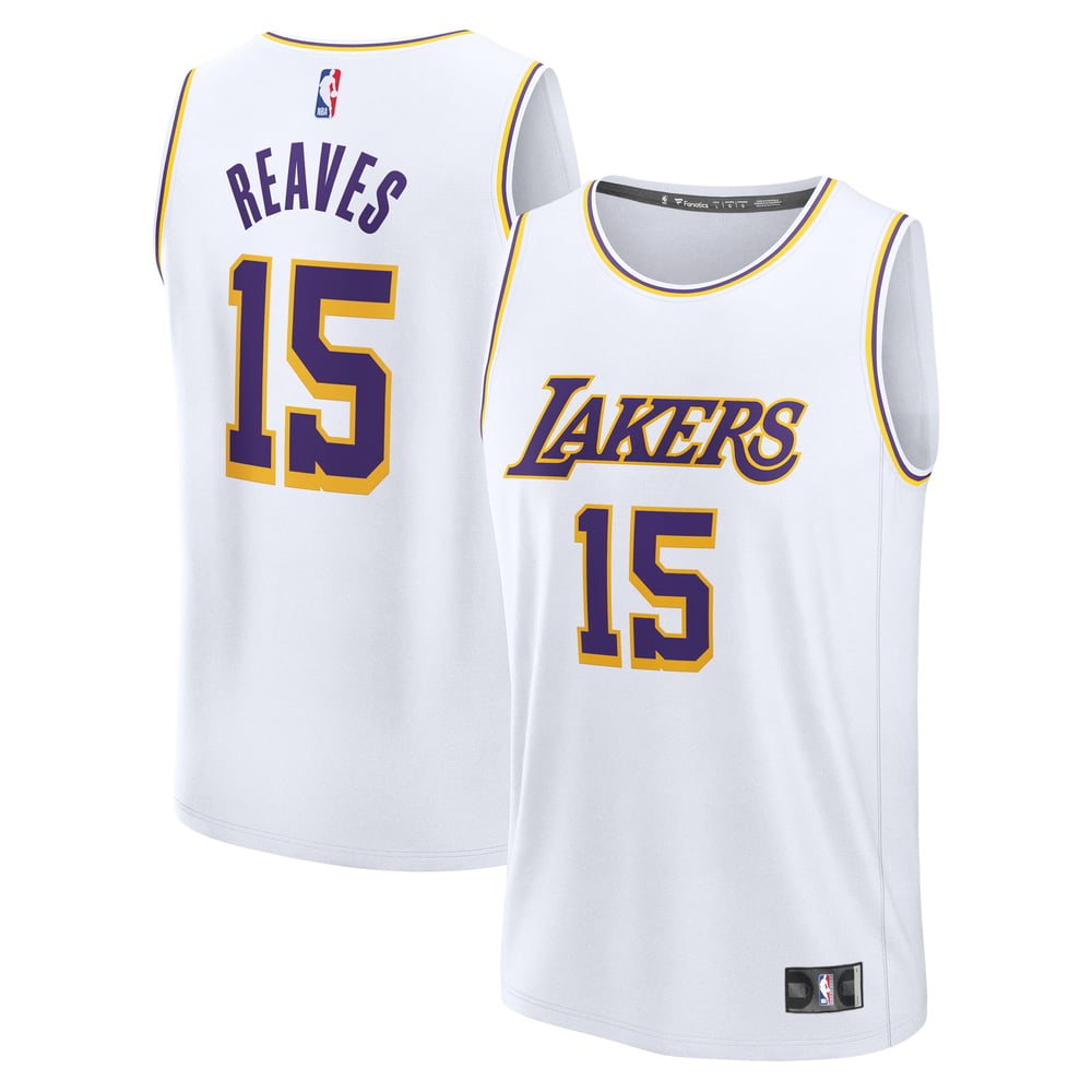Maillot Austin Reaves Los Angeles Lakers Fast Break Association Edition - White