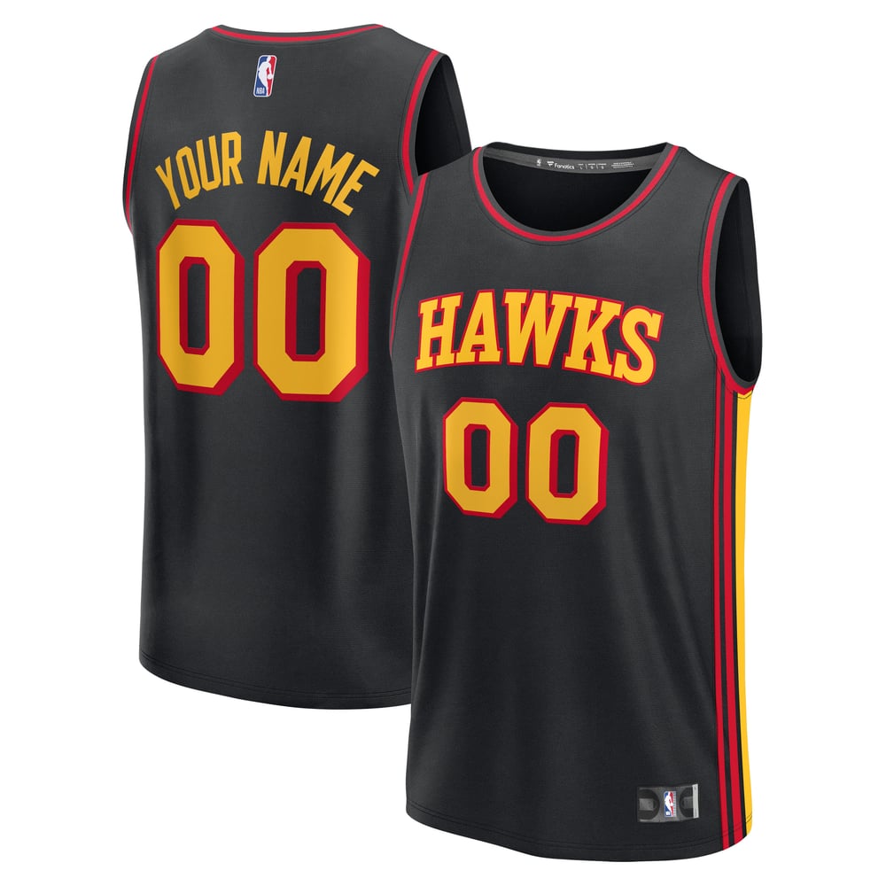 Maillot Atlanta Hawks Fast Break Statement Edition - Black