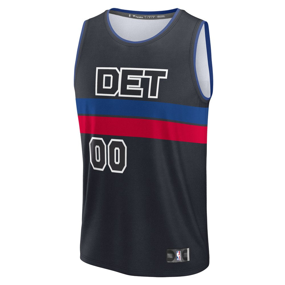 Maillot Detroit Pistons Fast Break Statement Edition - Black