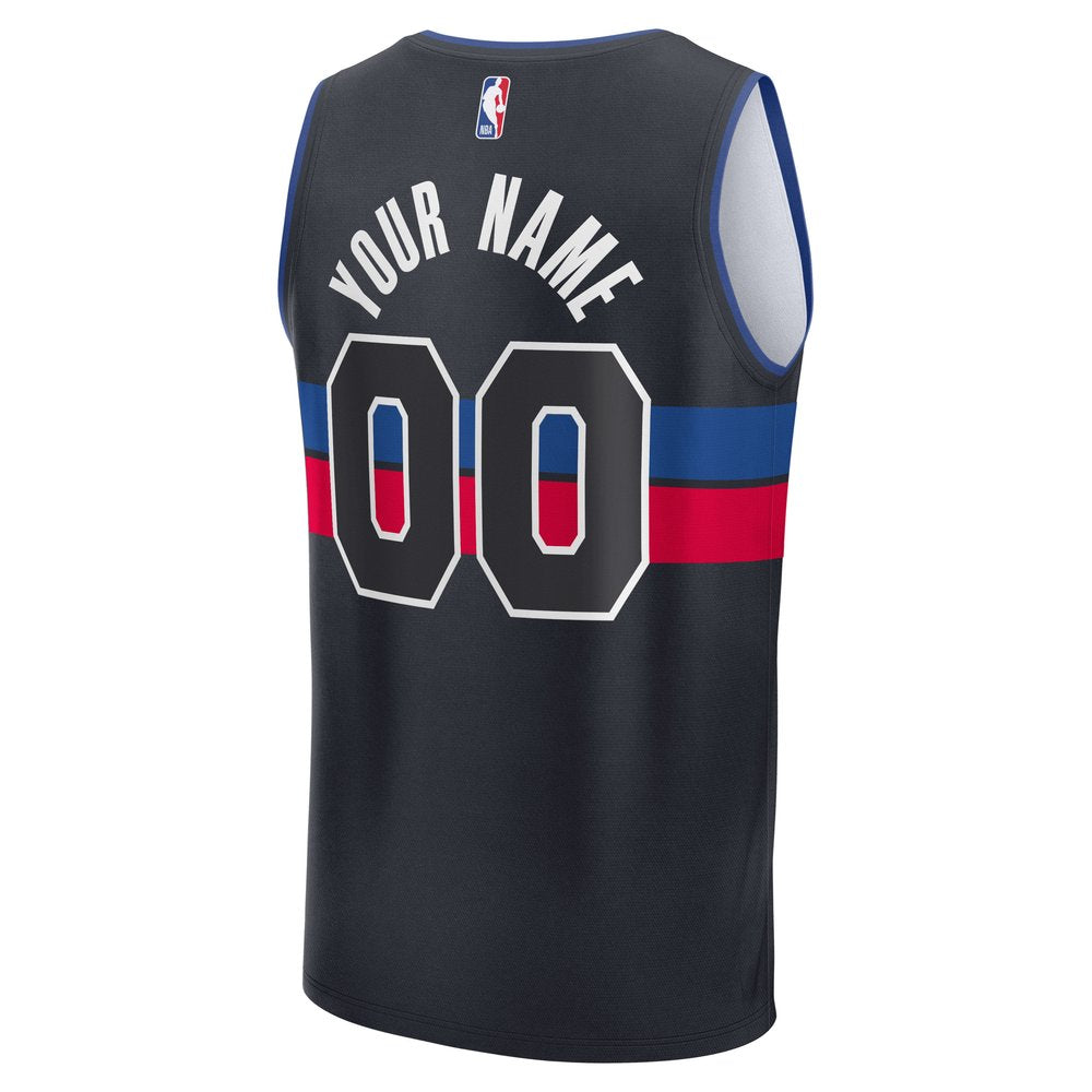 Maillot Detroit Pistons Fast Break Statement Edition - Black