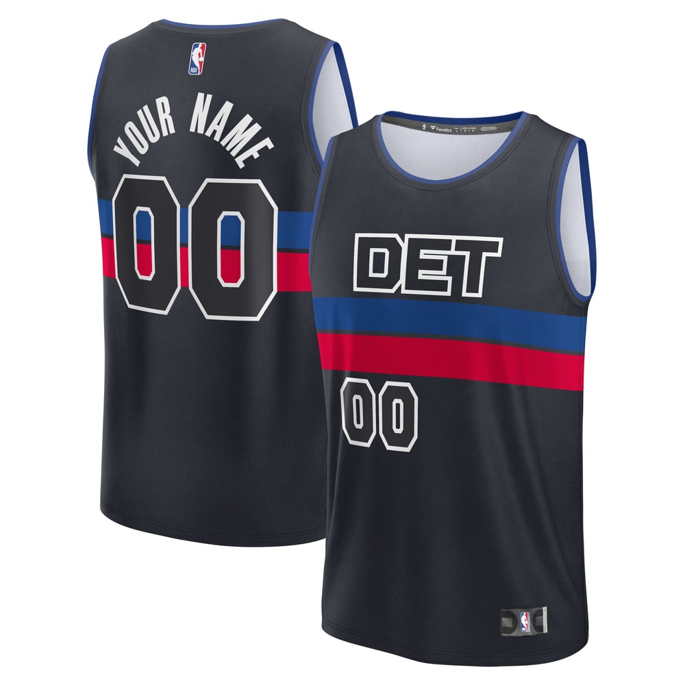 Maillot Detroit Pistons Fast Break Statement Edition - Black