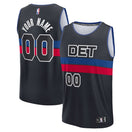 Maillot Detroit Pistons Fast Break Statement Edition - Black