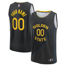 Maillot Golden State Warriors Fast Break Statement Edition - Black