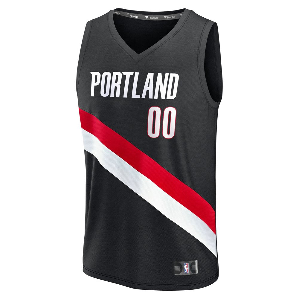 Maillot Portland Trail Blazers Fast Break Icon Edition - Black