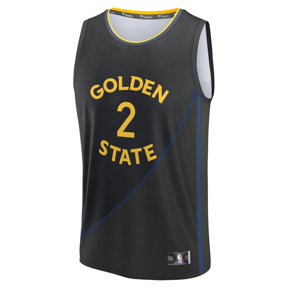 Maillot Brandin Podziemski Golden State Warriors Fast Break Statement Edition - Black
