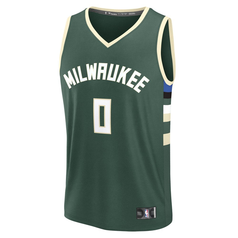 Maillot Brayden Burries Milwaukee Bucks Fast Break Icon Edition - Green