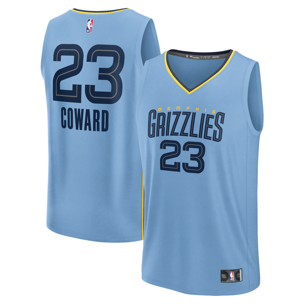 Maillot Cedric Coward Memphis Grizzlies Fast Break Statement Edition - Light Blue
