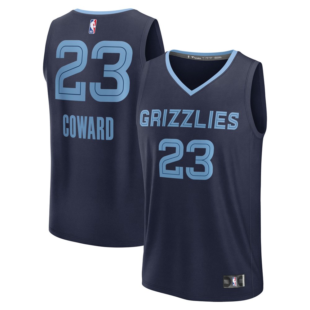 Maillot Cedric Coward Memphis Grizzlies Fast Break Icon Edition - Navy