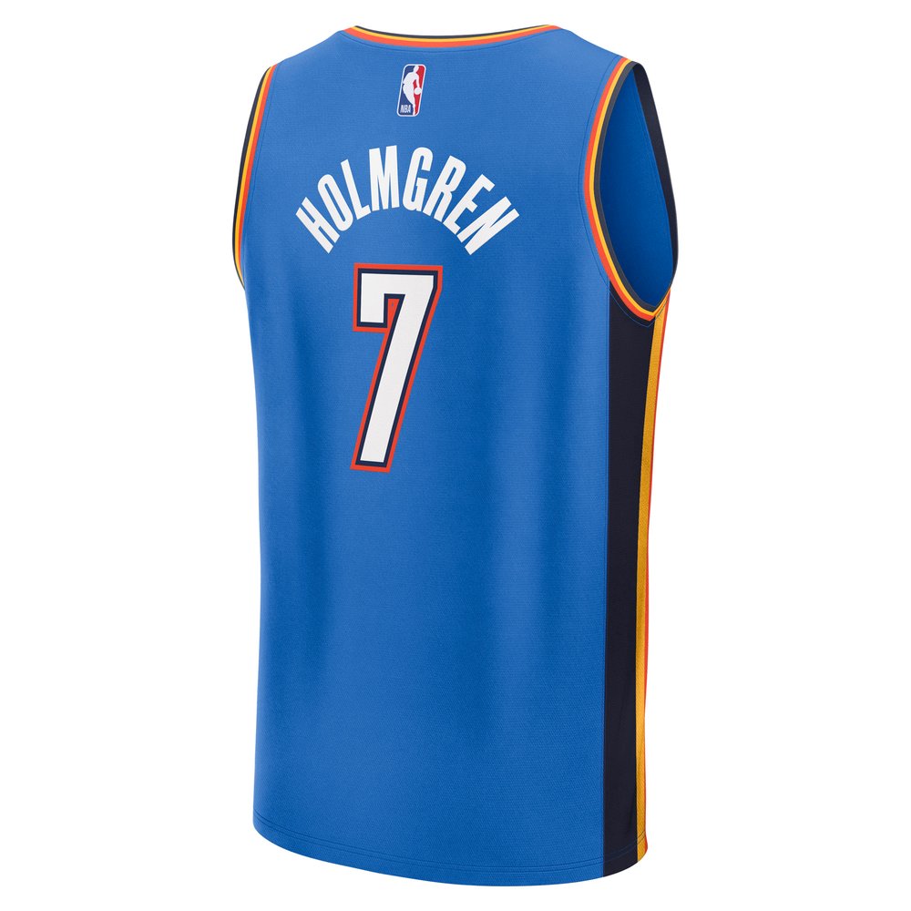 Maillot Chet Holmgren Oklahoma City Thunder Fast Break Icon Edition - Blue