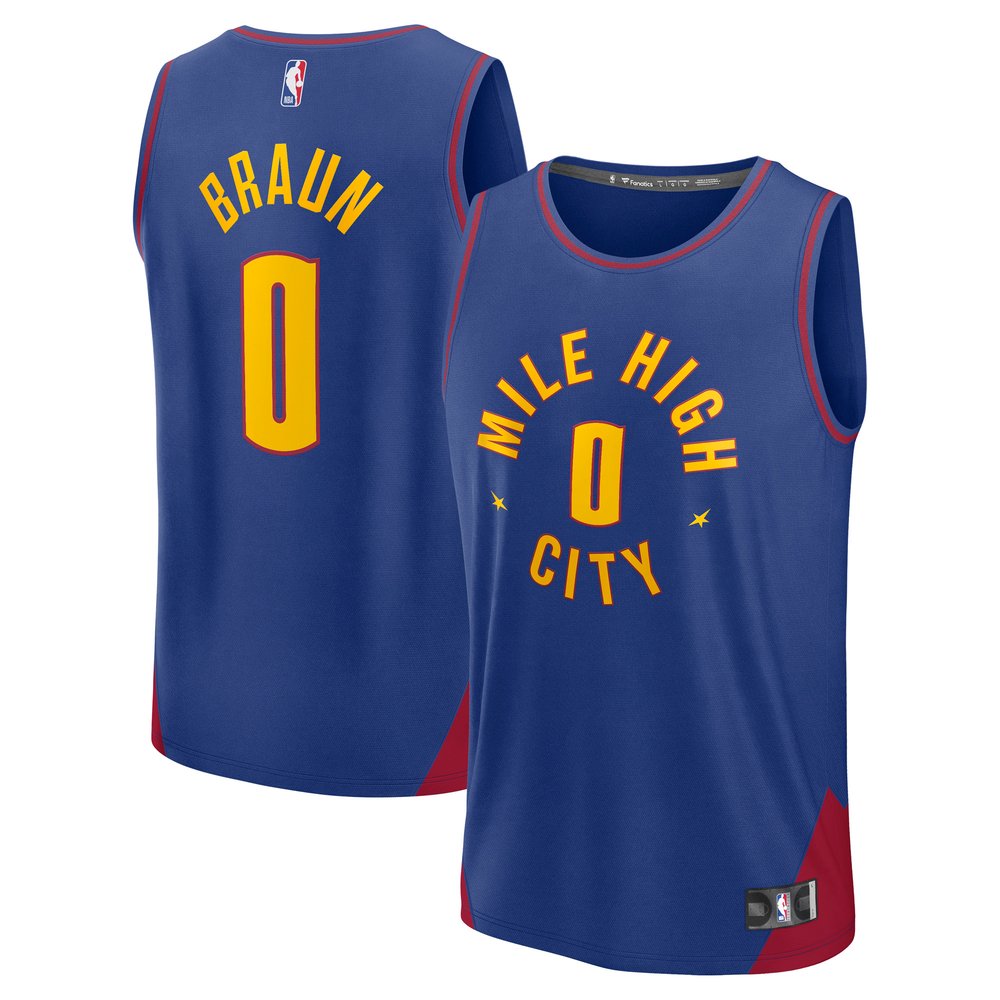 Maillot Christian Braun Denver Nuggets Fast Break Statement Edition - Blue