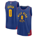 Maillot Christian Braun Denver Nuggets Fast Break Statement Edition - Blue