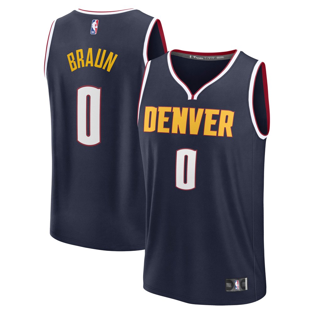 Maillot Christian Braun Denver Nuggets Fast Break Icon Edition - Navy
