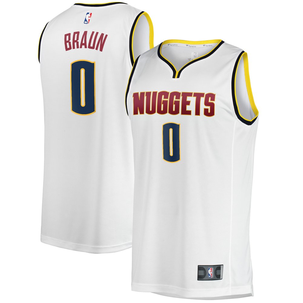 Maillot Christian Braun Denver Nuggets Fast Break Association Edition - White