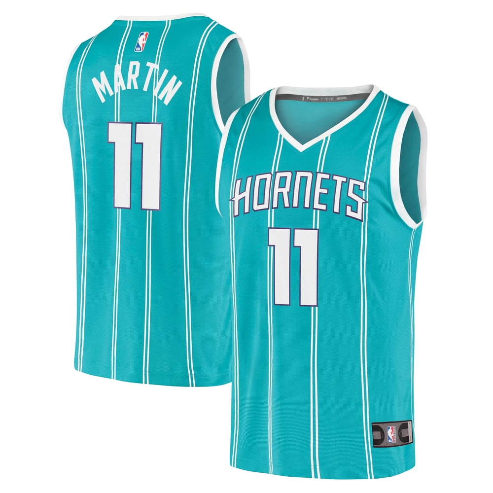 Maillot Cody Martin Charlotte Hornets Fast Break Icon Edition - Teal