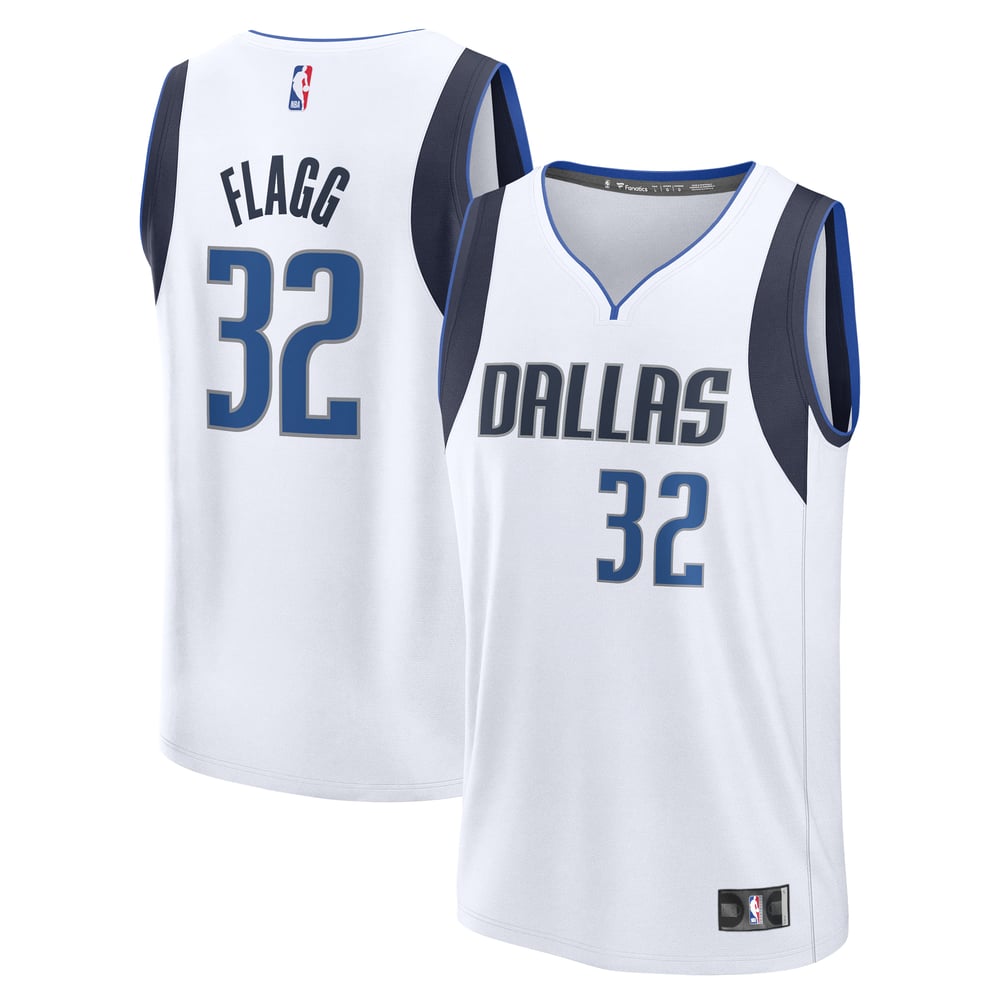 Maillot Cooper Flagg Dallas Mavericks Fast Break Association Edition - White