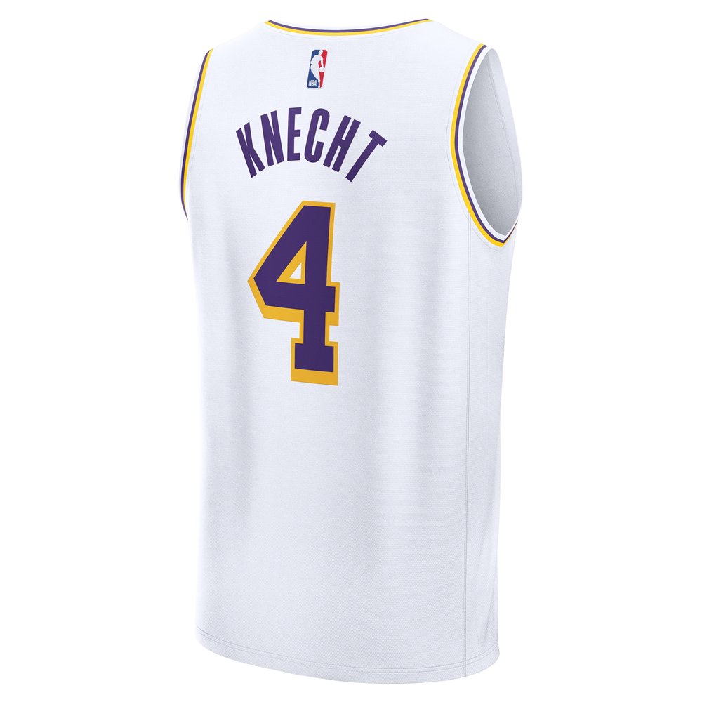 Maillot Dalton Knecht Los Angeles Lakers Fast Break Association Edition - White