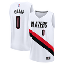 Maillot Damian Lillard Portland Trail Blazers Fast Break Association Edition - White