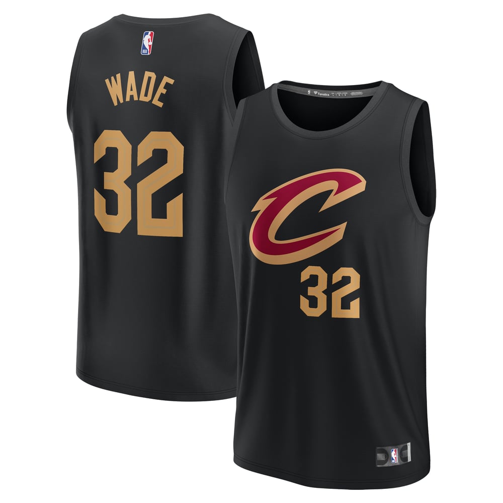 Maillot Dean Wade Cleveland Cavaliers Fast Break Statement Edition - Black