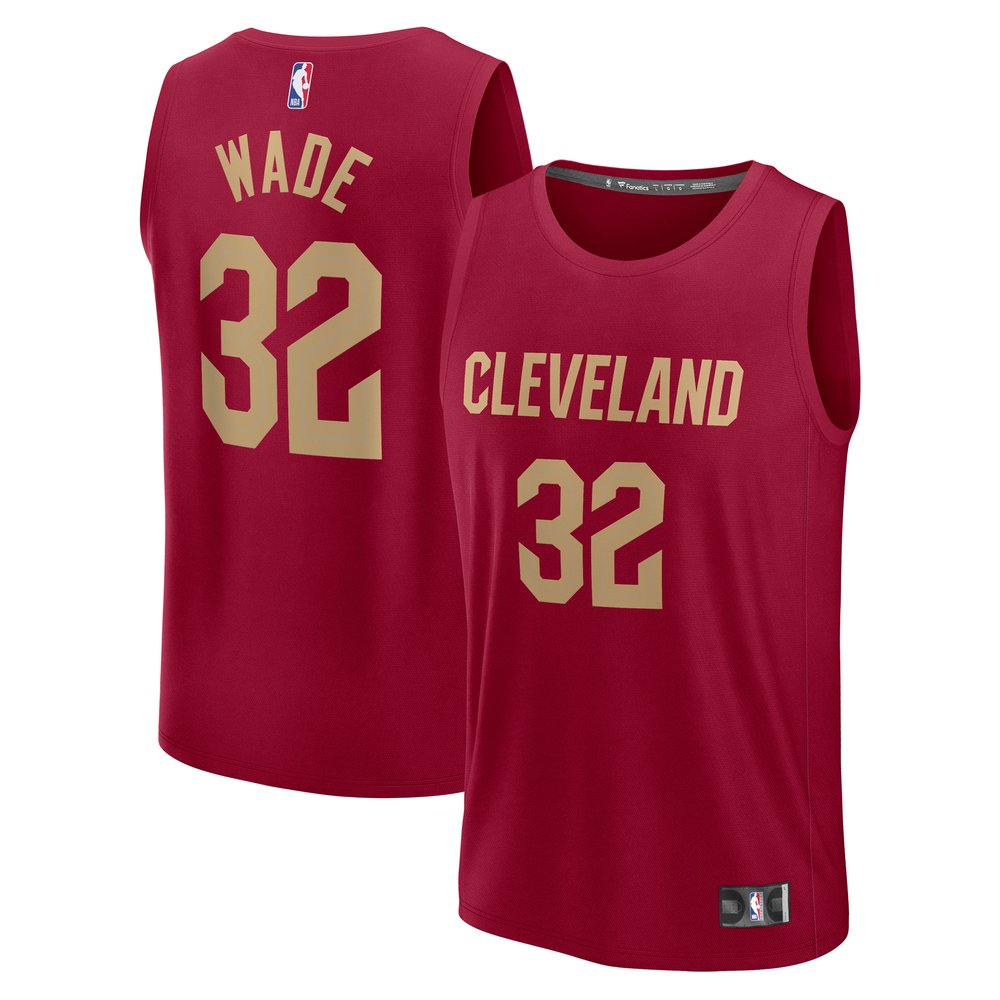 Maillot Dean Wade Cleveland Cavaliers Fast Break Icon Edition - Wine