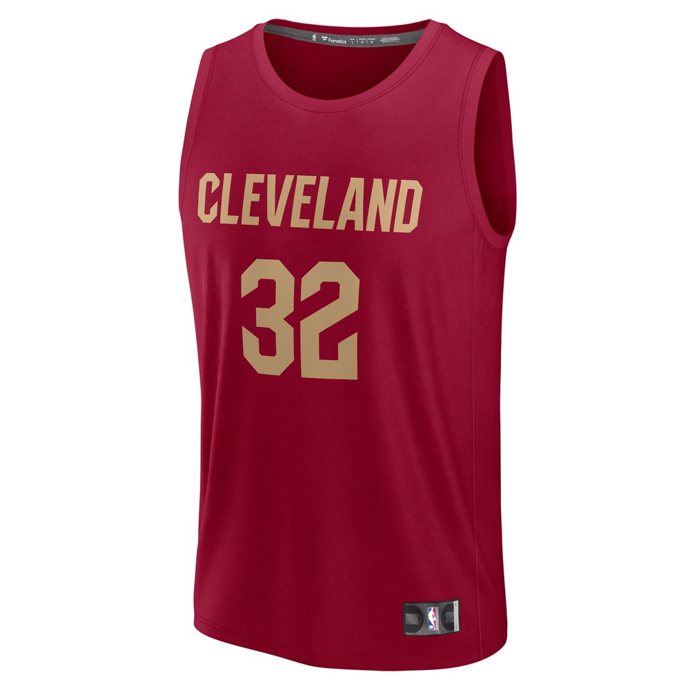 Maillot Dean Wade Cleveland Cavaliers Fast Break Icon Edition - Wine