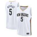 Maillot Dejounte Murray New Orleans Pelicans Fast Break Association Edition - White
