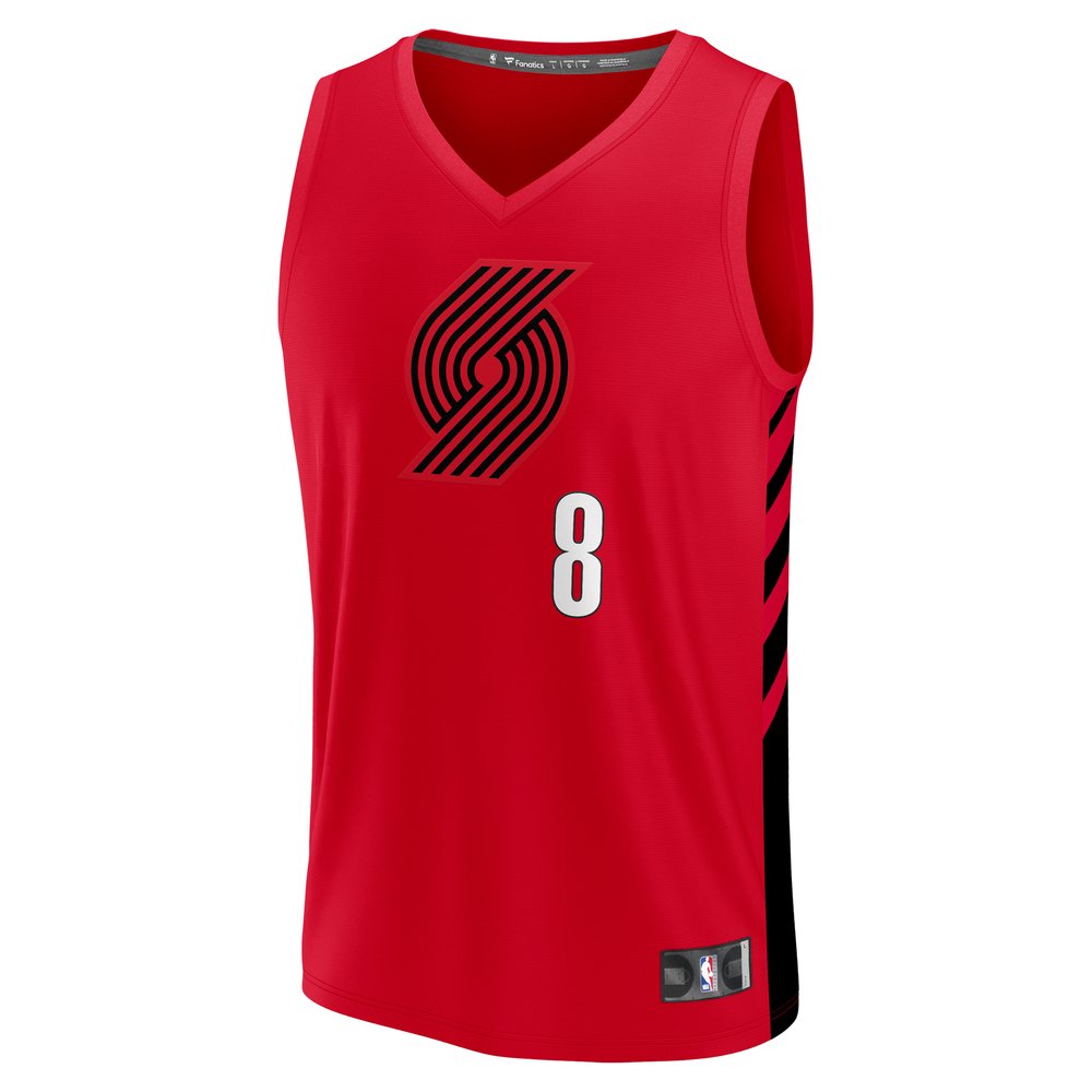 Maillot Deni Avdija Portland Trail Blazers Fast Break Statement Edition - Red